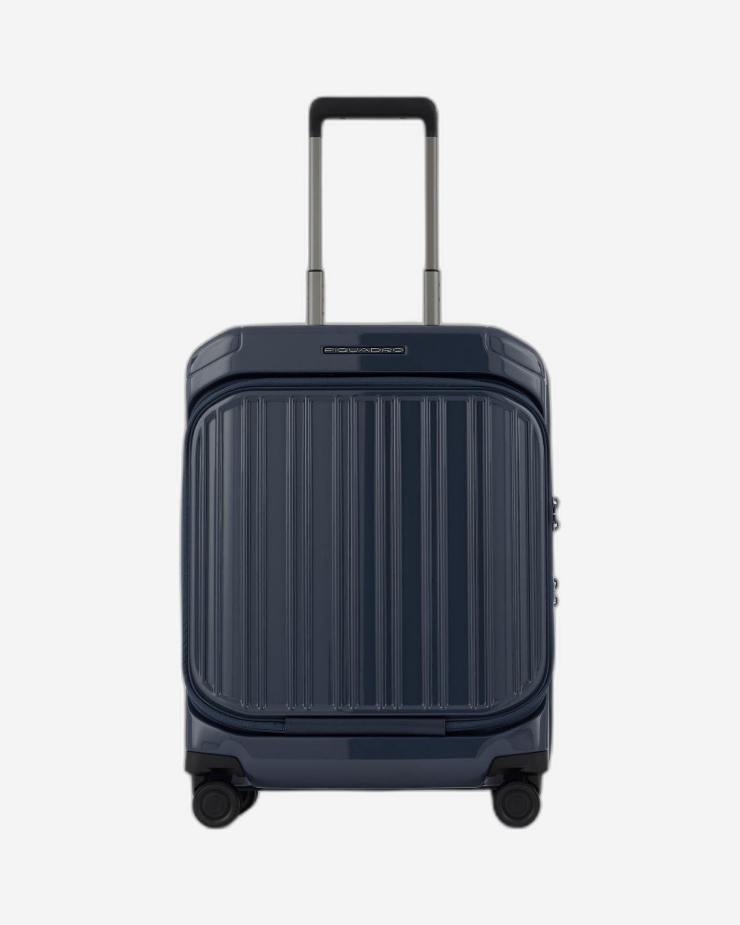 Piquadro Pq-Light Cabin Size Hardside Spinner With Computer And Matt Blue