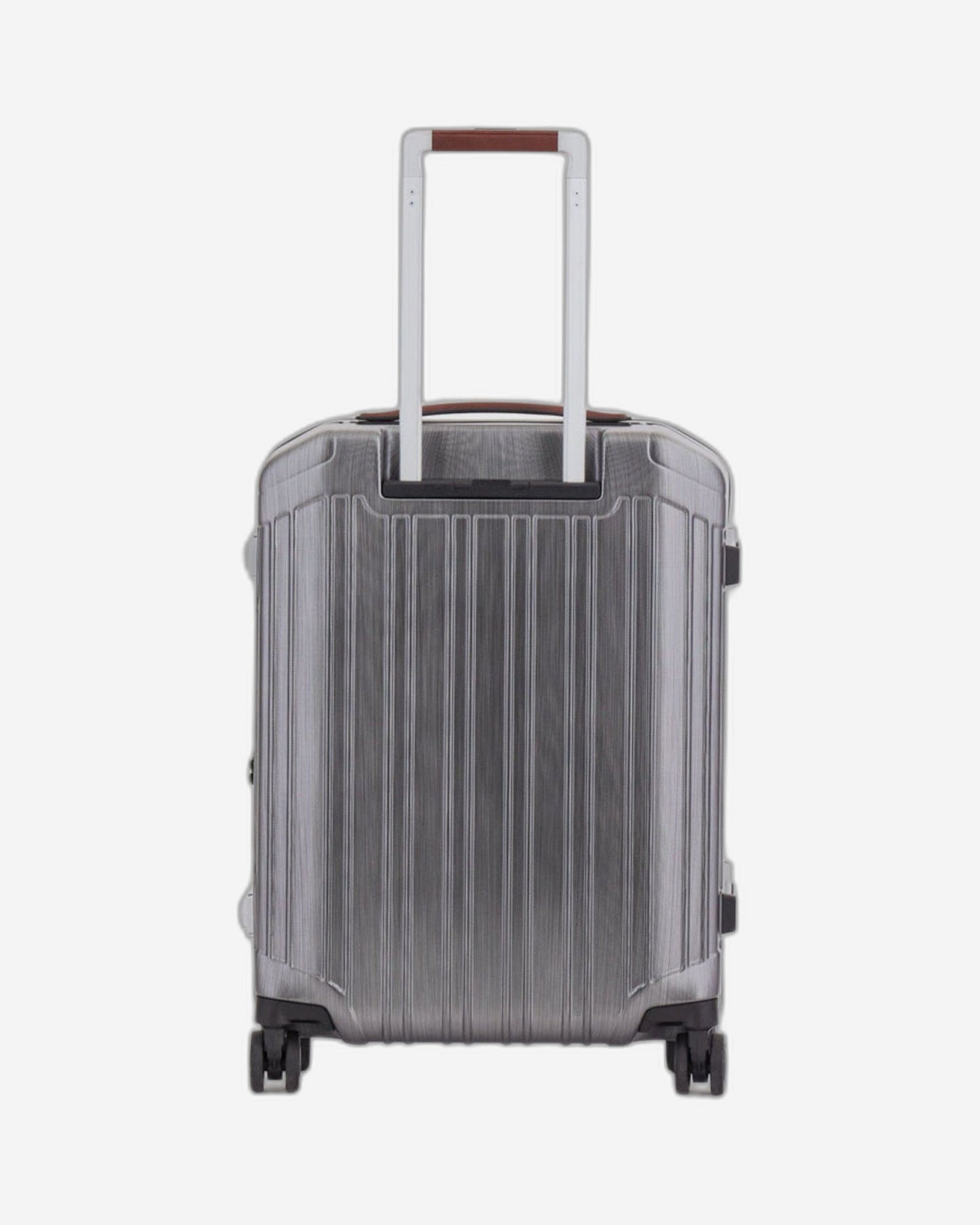 Piquadro Pqlm-Frame 55cm Fast-Check Cabin Luggage Black/Light Brown