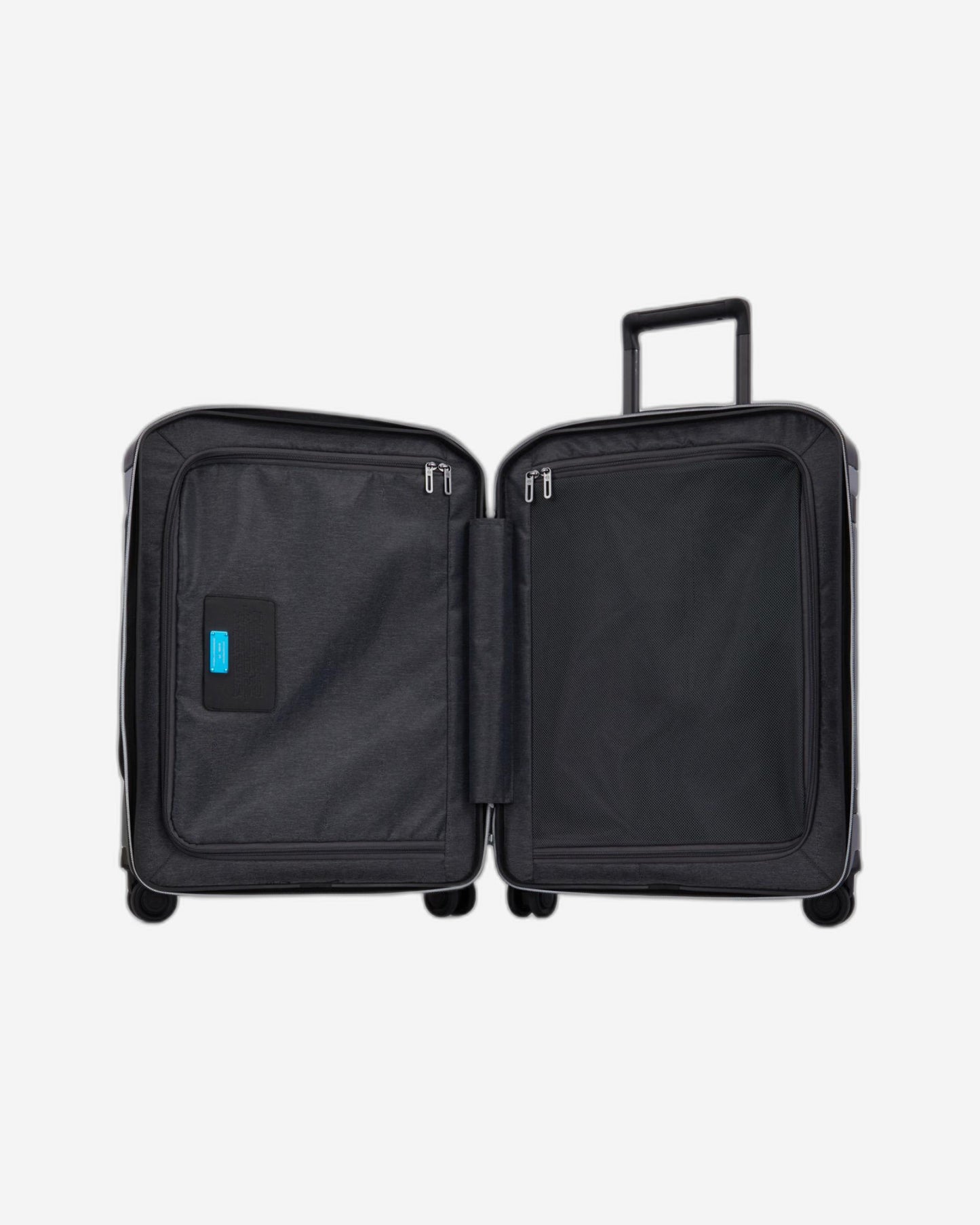 Piquadro Pqlp Cabin Size Hardside Spinner With Computer And Ipad Compartment Grey-Black