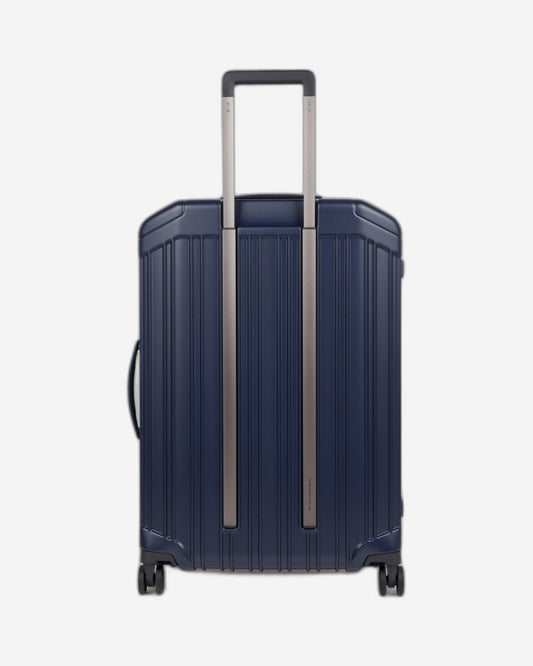 Piquadro Pq-Light 69Cm Hardcase 4 Double Wheel Medium Check-In Trolley Matt Blue - Bv4427Pql/Bluo