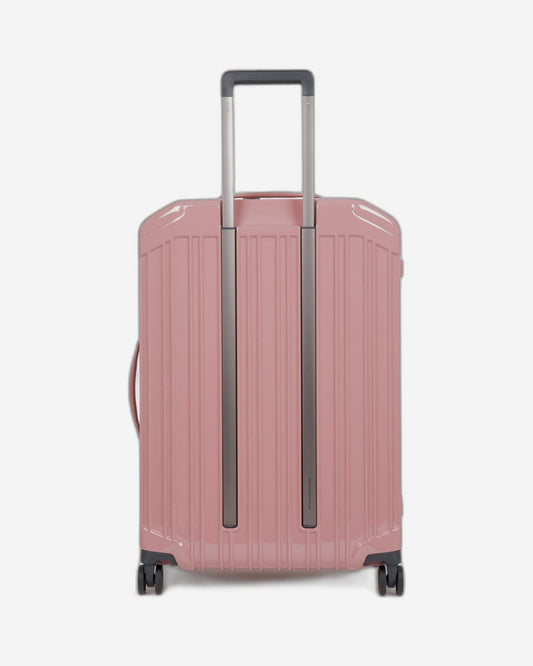 Piquadro Pq-Light 69Cm Hardcase 4 Double Wheel Medium Check-In Trolley Rose - Bv4427Pql/Ro