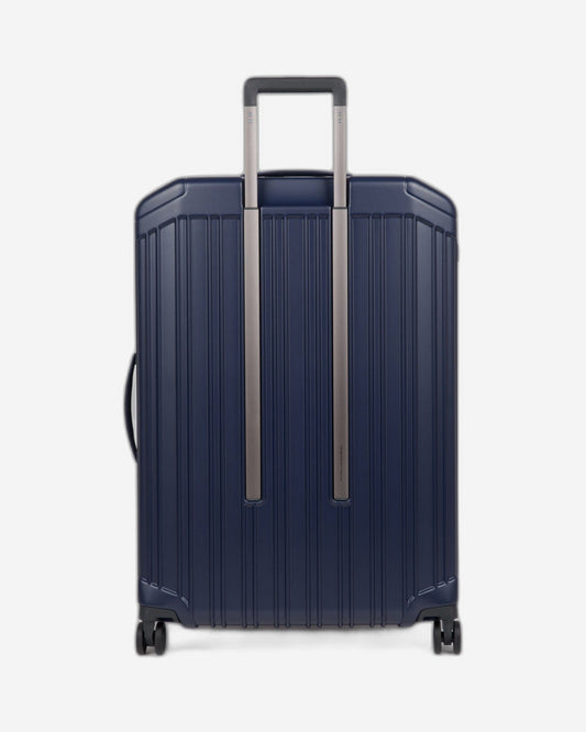 Piquadro Pq-Light 75Cm Hardcase 4 Double Wheel Large Check-In Trolley Matt Blue - Bv4428Pql/Bluo