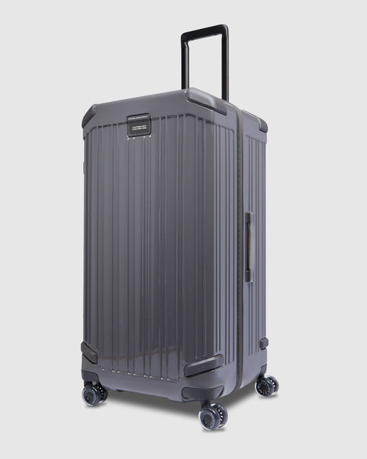 Piquadro Polycarbonate Trunk Trolley Grey 80cm