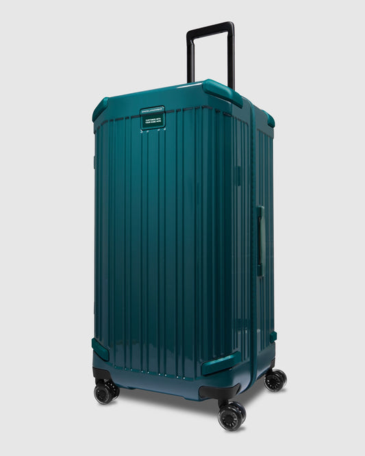 Piquadro Pop Polycarbonate Trunk Trolley with 4 Wheels Green