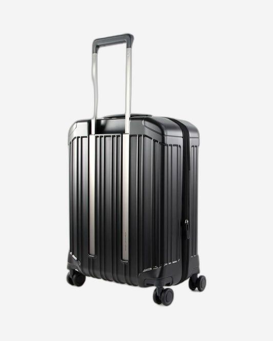 Piquadro Pq-Light Cabin Size Expandable Hardside Spinner Matt Black