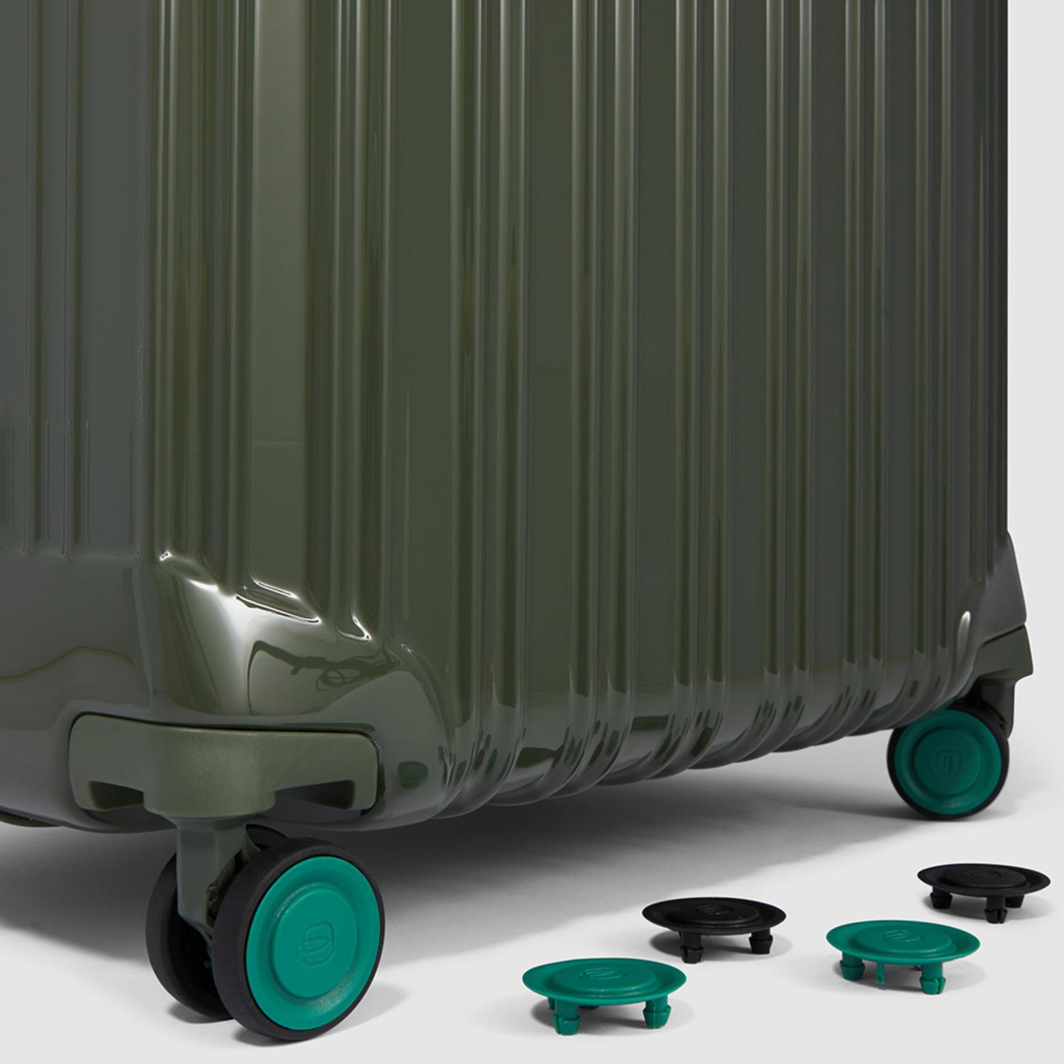 Piquadro Pq-Light Large Size Expandable Trolley 4-Wheel