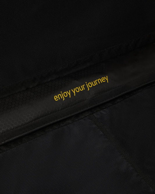 Piquadro Pq-Light Large Size Expandable Trolley With 4 Wheels In Polycarbonate Yellow