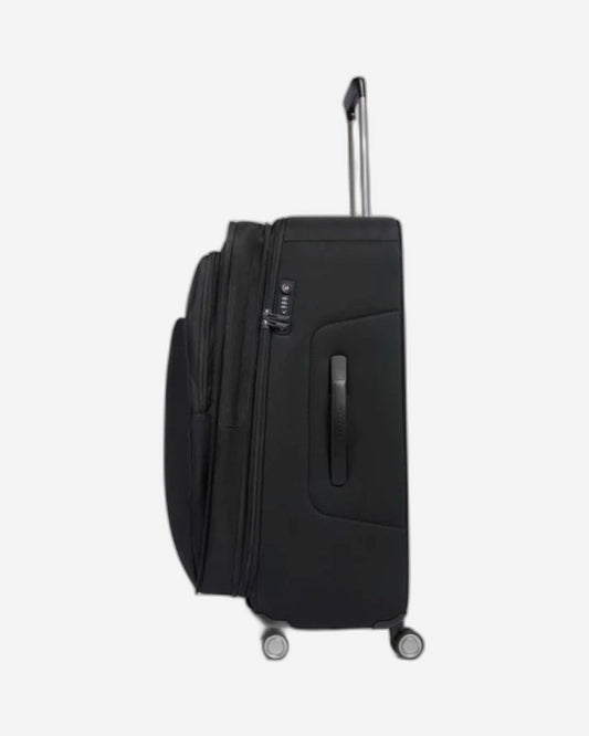 Piquadro Brief Expandable Large 4 Wheel Suitcase Black BV6651BR2/N