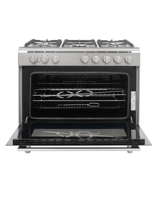 Black+Decker 90cm 121L Electric Oven Gas Cooker