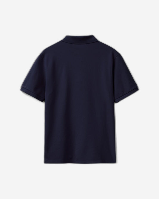 Polo in stretch organic cotton