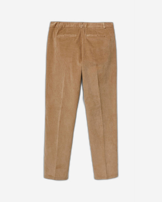 Stretch velvet chinos