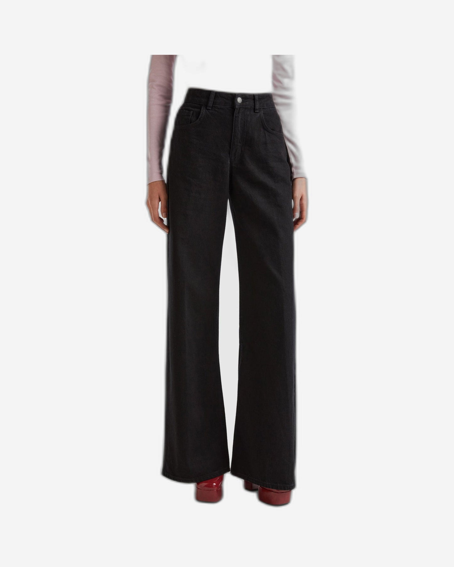 Wide leg jeans