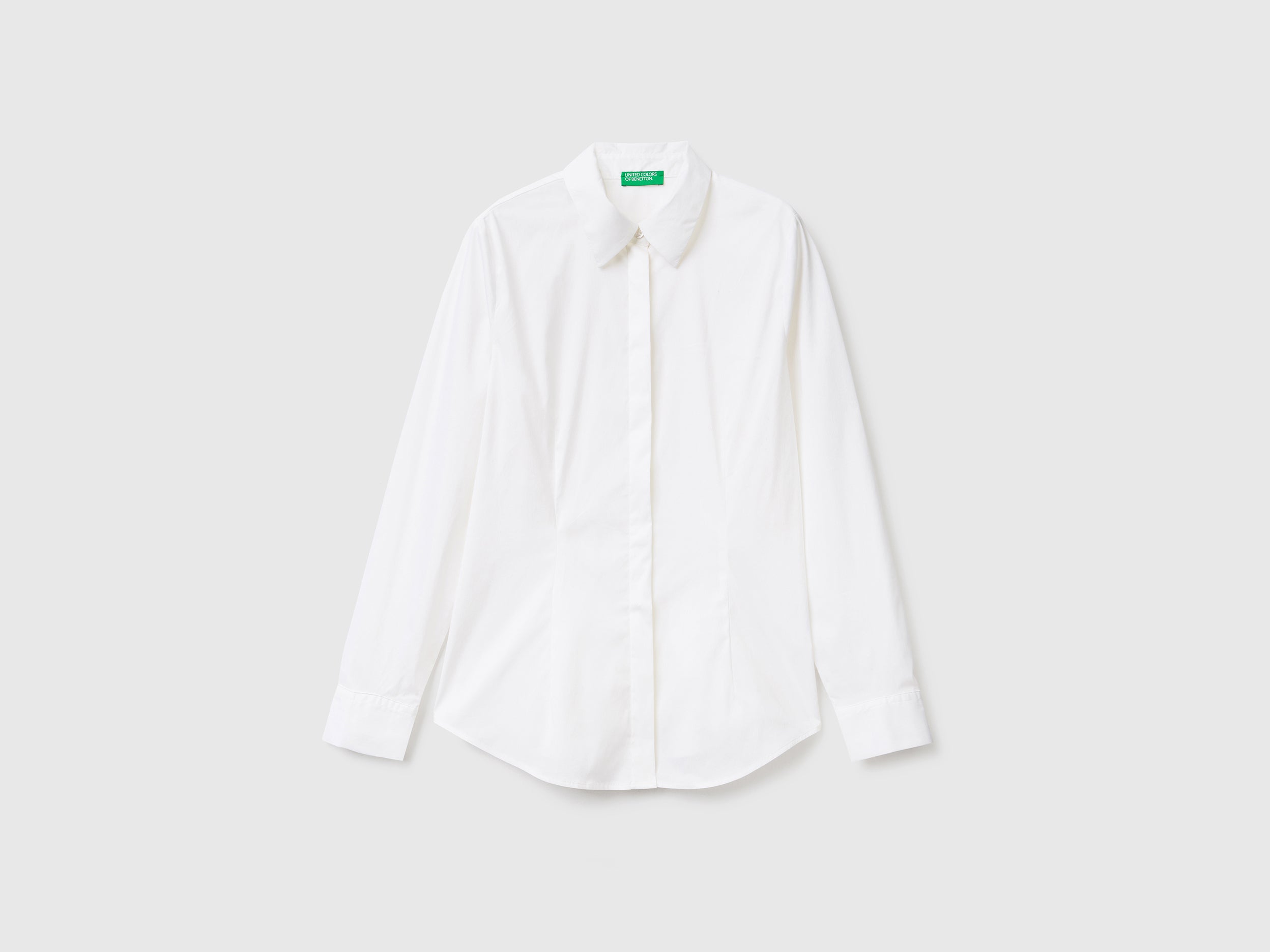 Shirt in stretch cotton blend