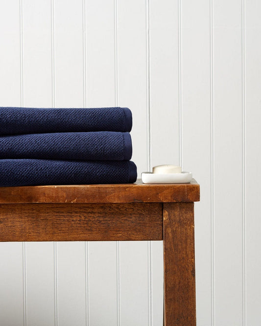 Christy Brixton Bath Towels Midnight Blue