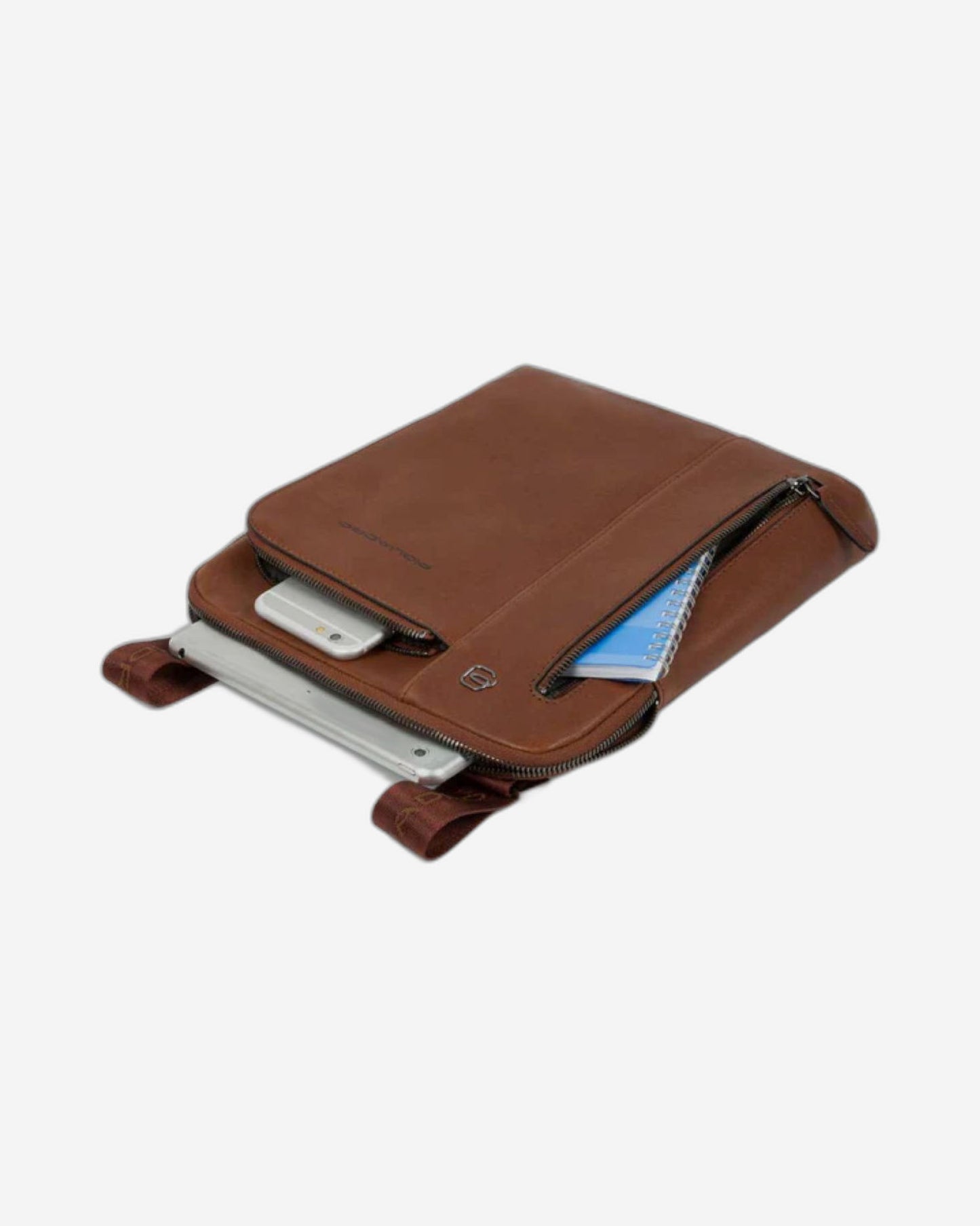 Piquadro Black Square Ipad Air/Pro 9.7" Men'S Crossbody Bag Tobacco CA1816B3/CU