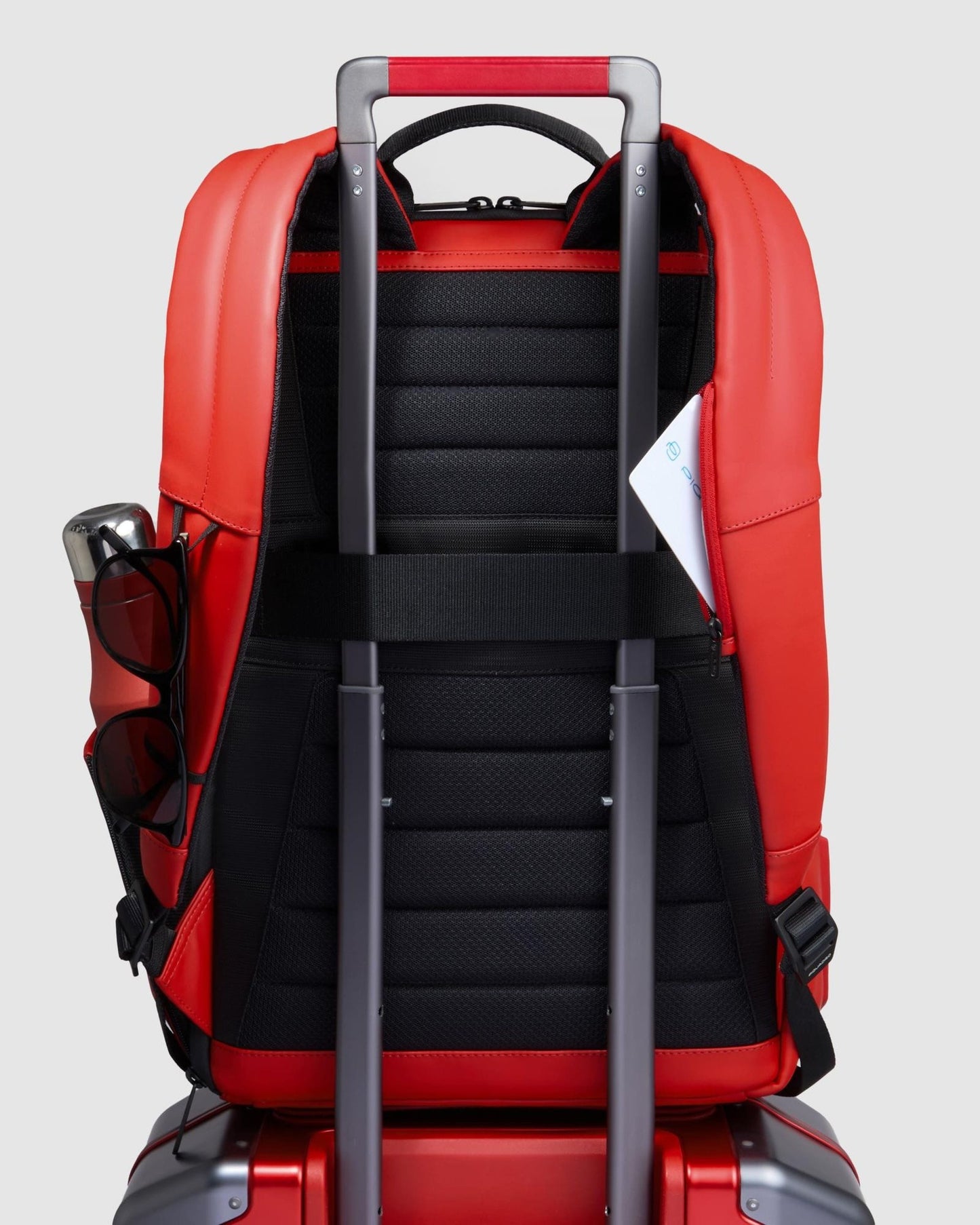 Piquadro Ducati Laptop & iPad Compatibility Backpack Red