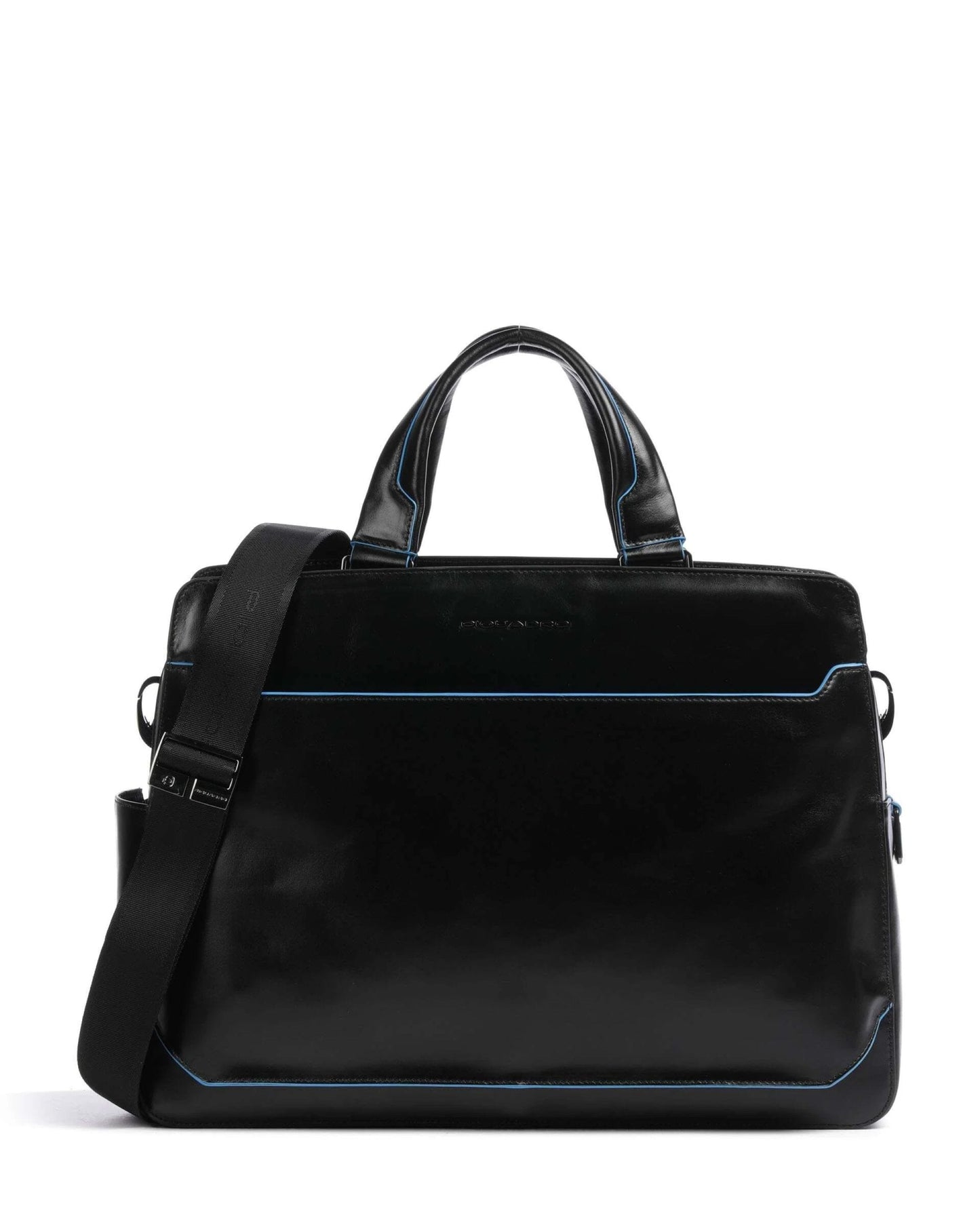 Piquadro Blue Square RFID Protection Laptop Bag Black
