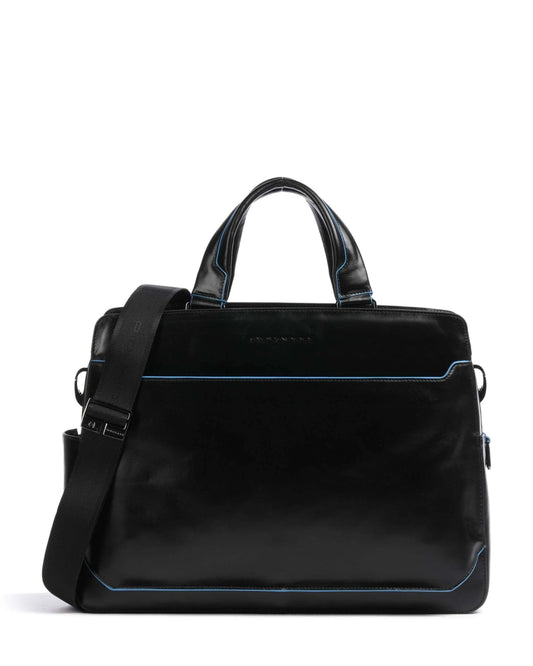 Piquadro Blue Square RFID Protection Laptop Bag Black