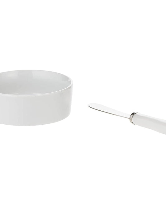 Cuisine Art Board Bamboo with Bowl & Knife