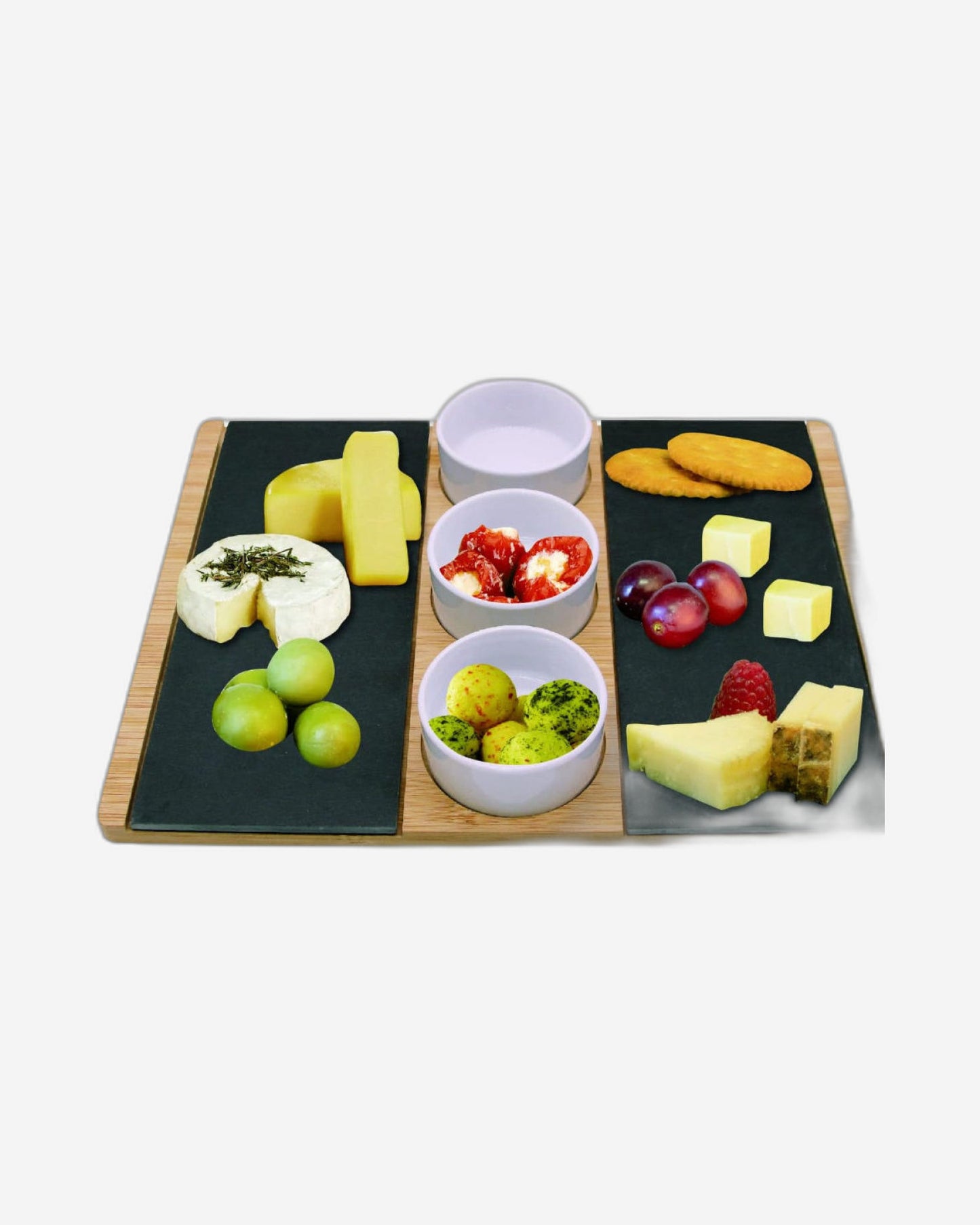 Cuisine Art Serving Plate Bamboo & Slate