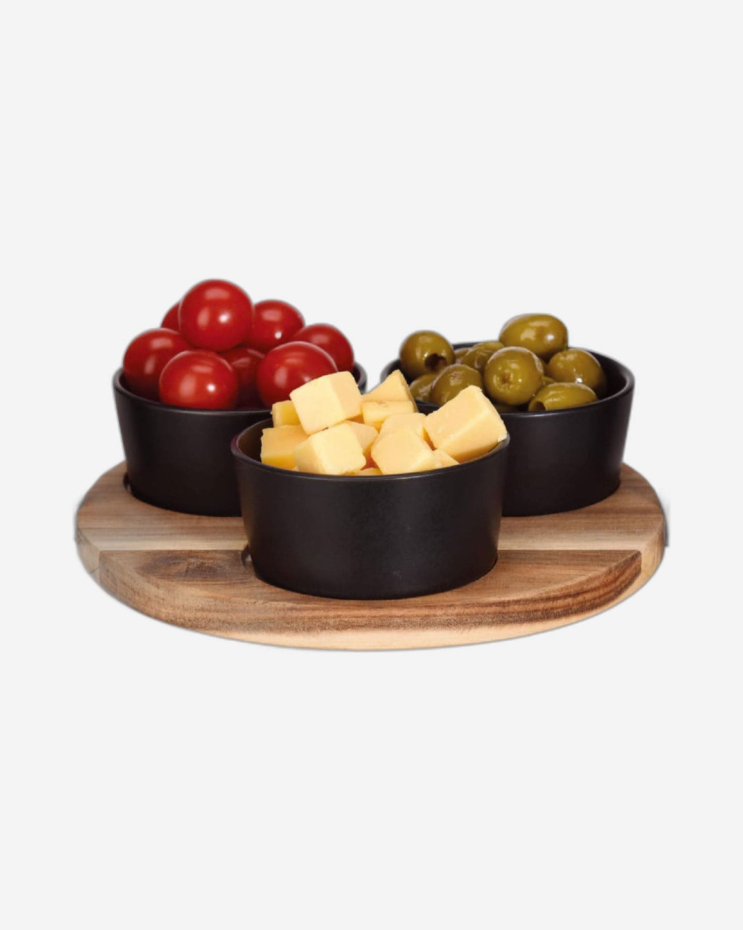 Cuisine Art Serving Set Round Acacia