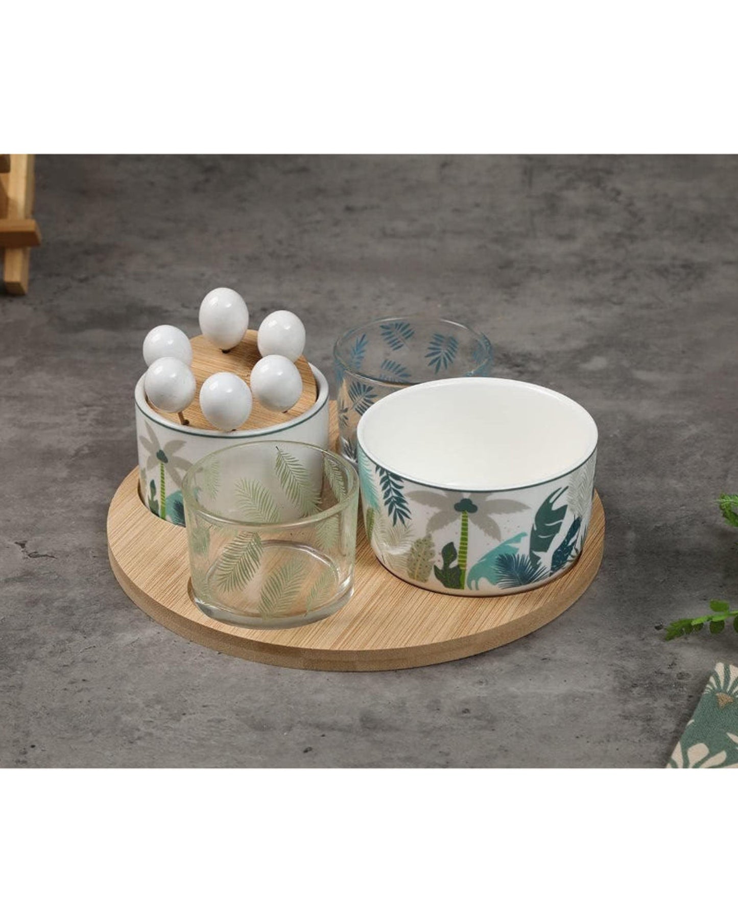 Cuisine Art Serving Set 12Pc Wooden Soup