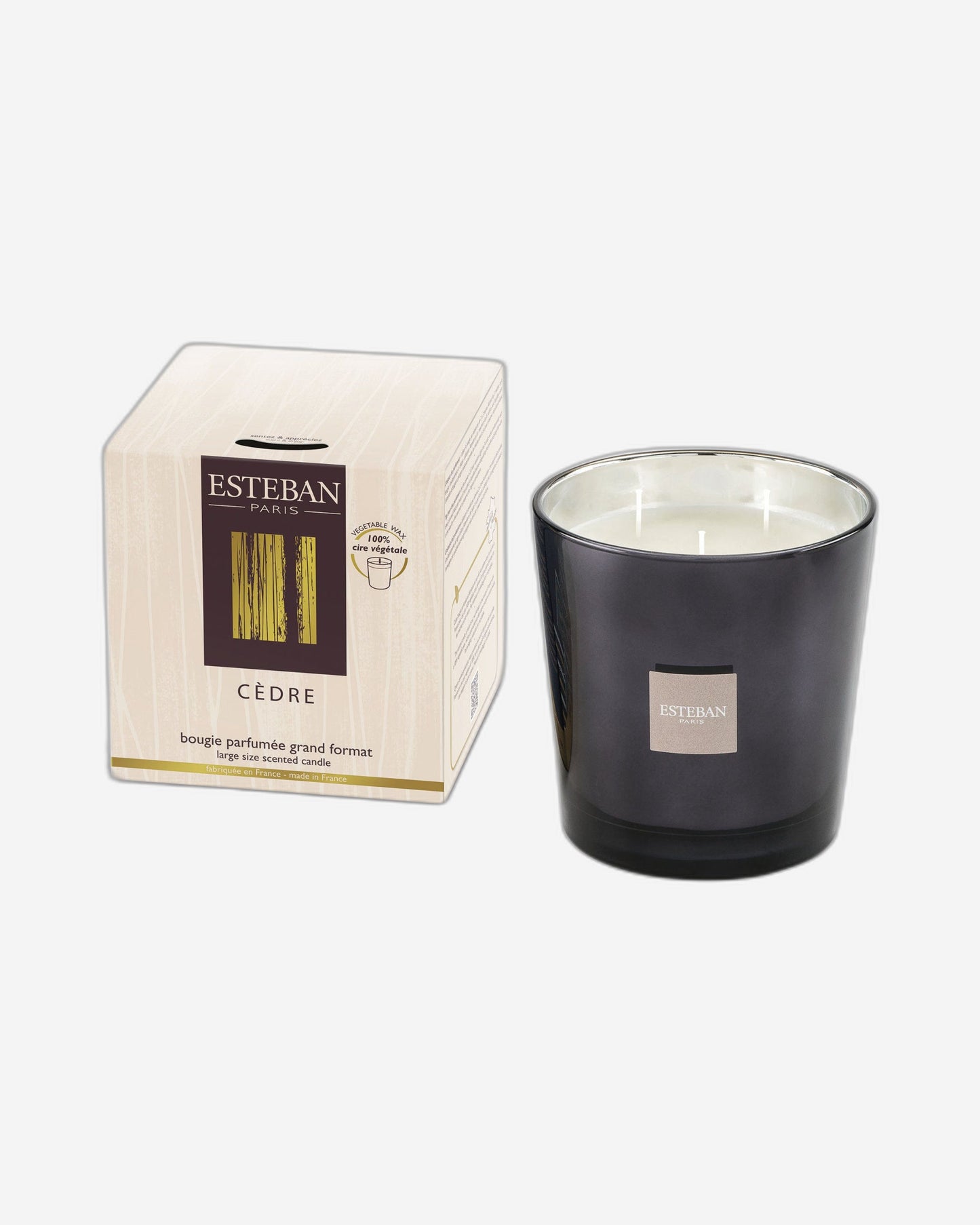 Esteban Cedre Large Size Scented Candle 450g