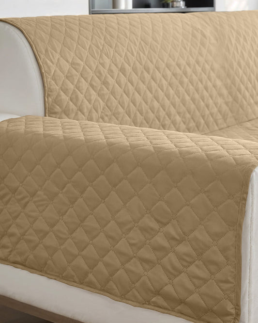 Cotton Home Premium 2 Seater Quilted Sofa Protector