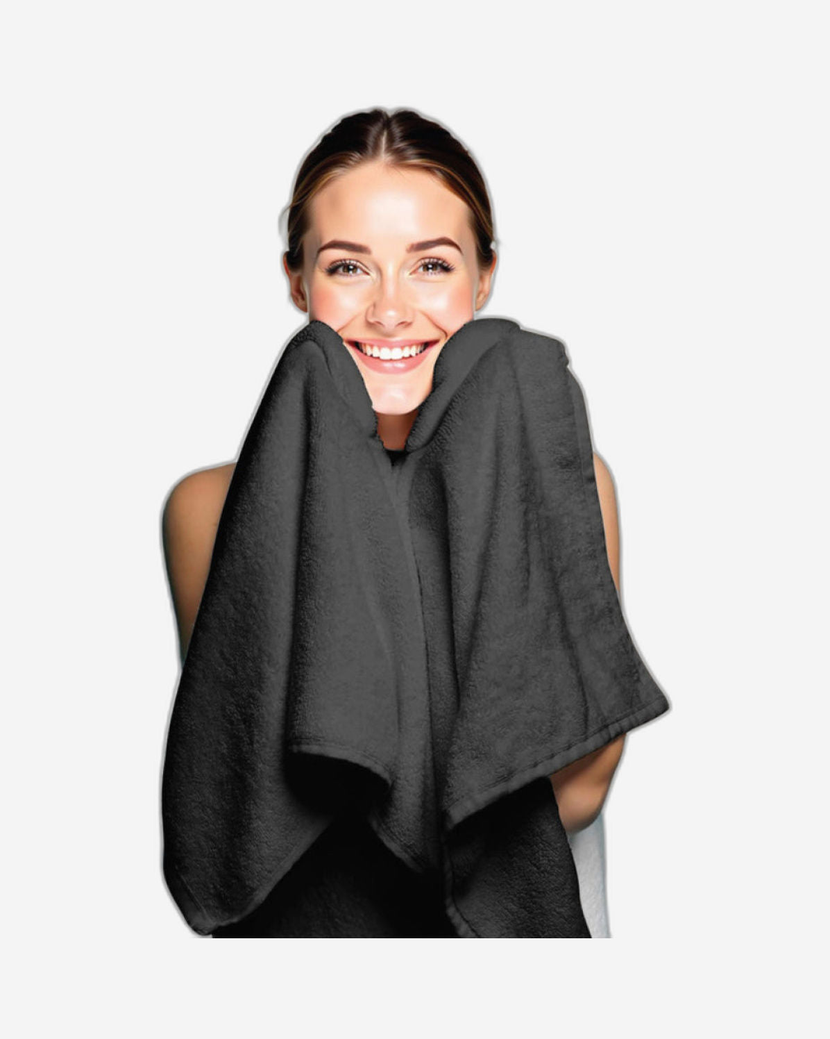 Cotton Home Premium Cotton Towel 70x140cm 2-Piece Bath Towel, 600 GSM Quick Dry and Durable