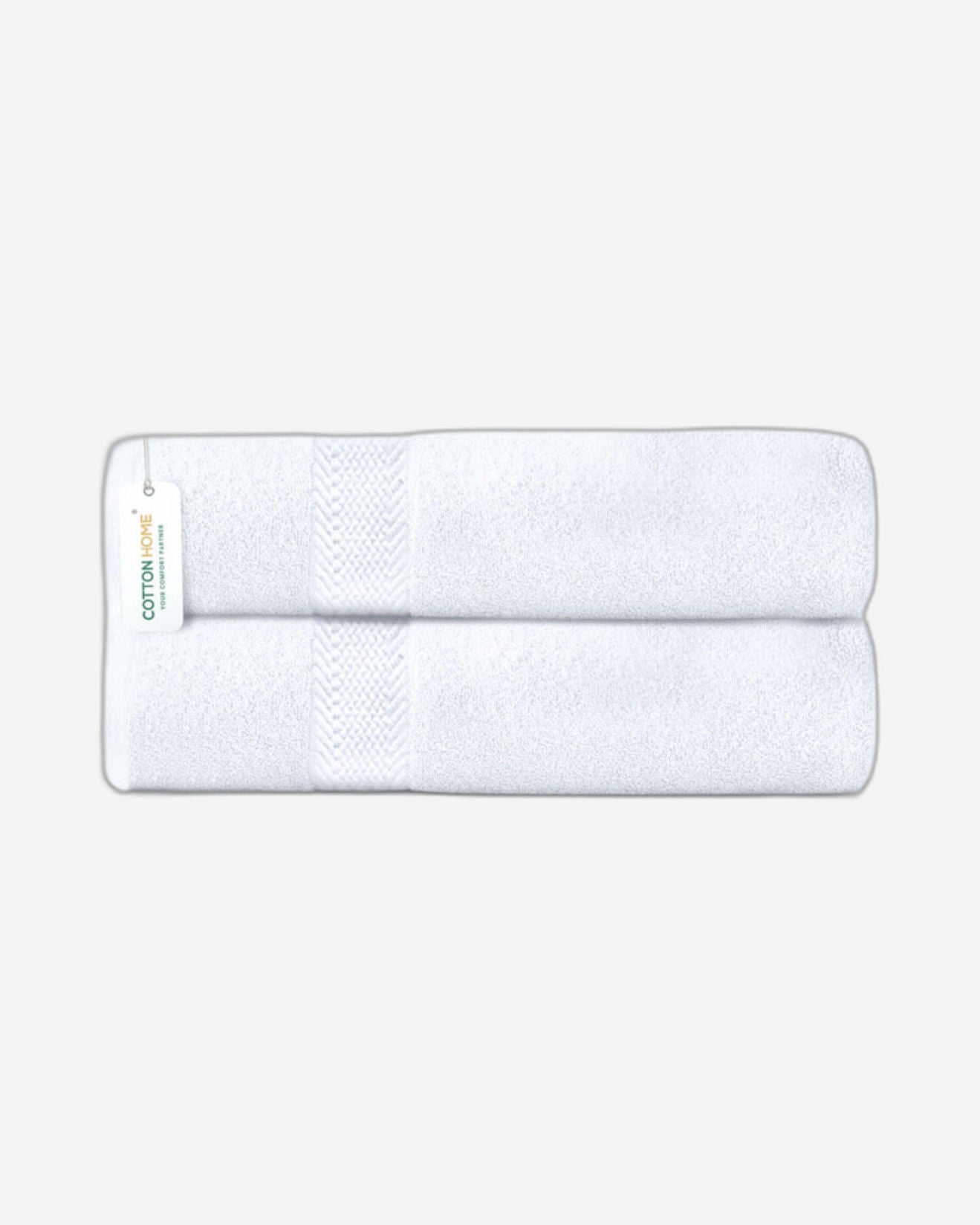 Cotton Home Premium Cotton Towel 90x180cm 2-Piece Bath Sheet, 600 GSM Quick Dry and Durable