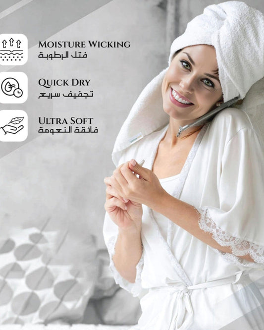 Cotton Home Bath Sheet 2Pc
