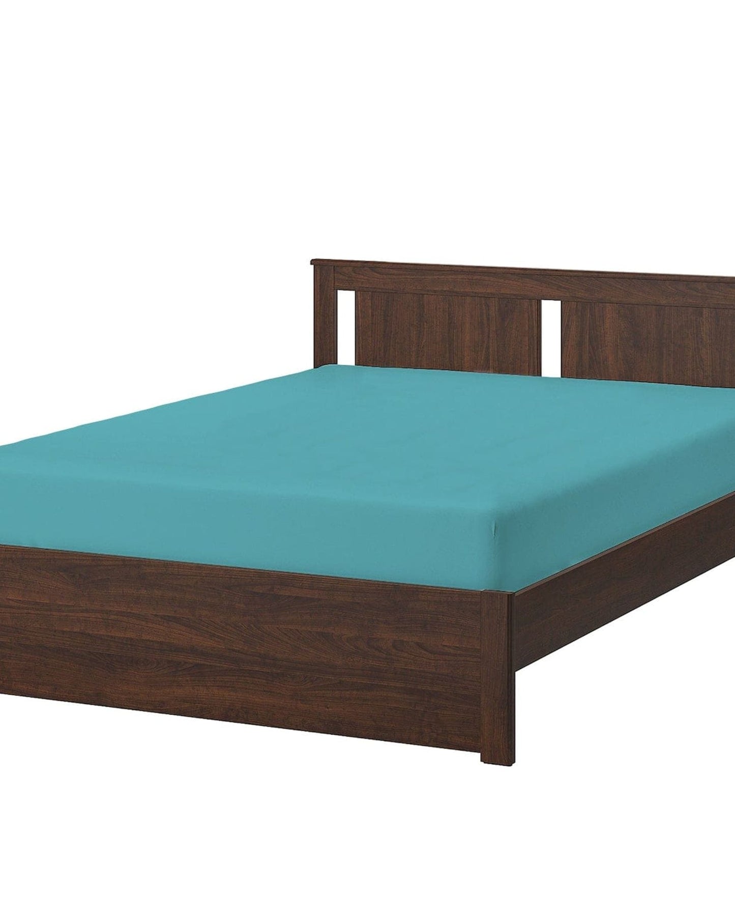Cotton Home Fitted Sheet 1Pc Super Soft Teal