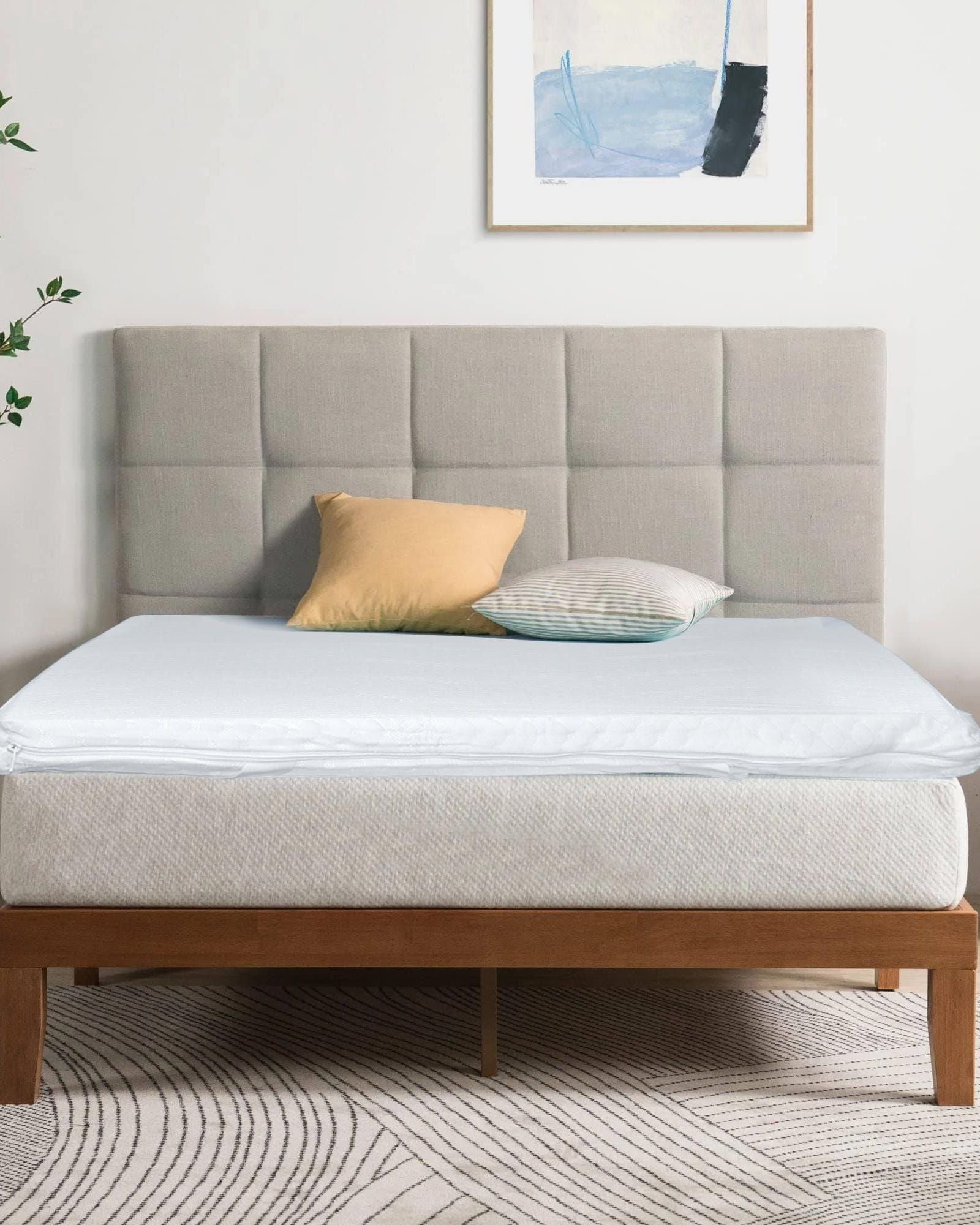 Cotton Home 6-piece Stripe Duvet Set Grey