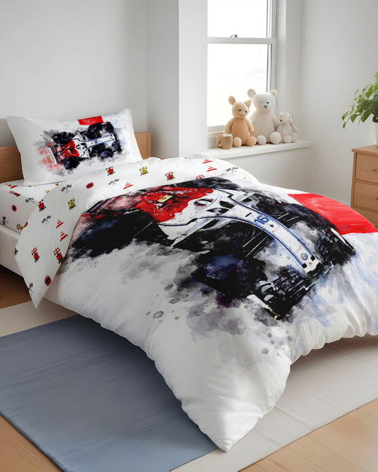 Cotton Home Kids 3-piece Duvet Cover Set Car