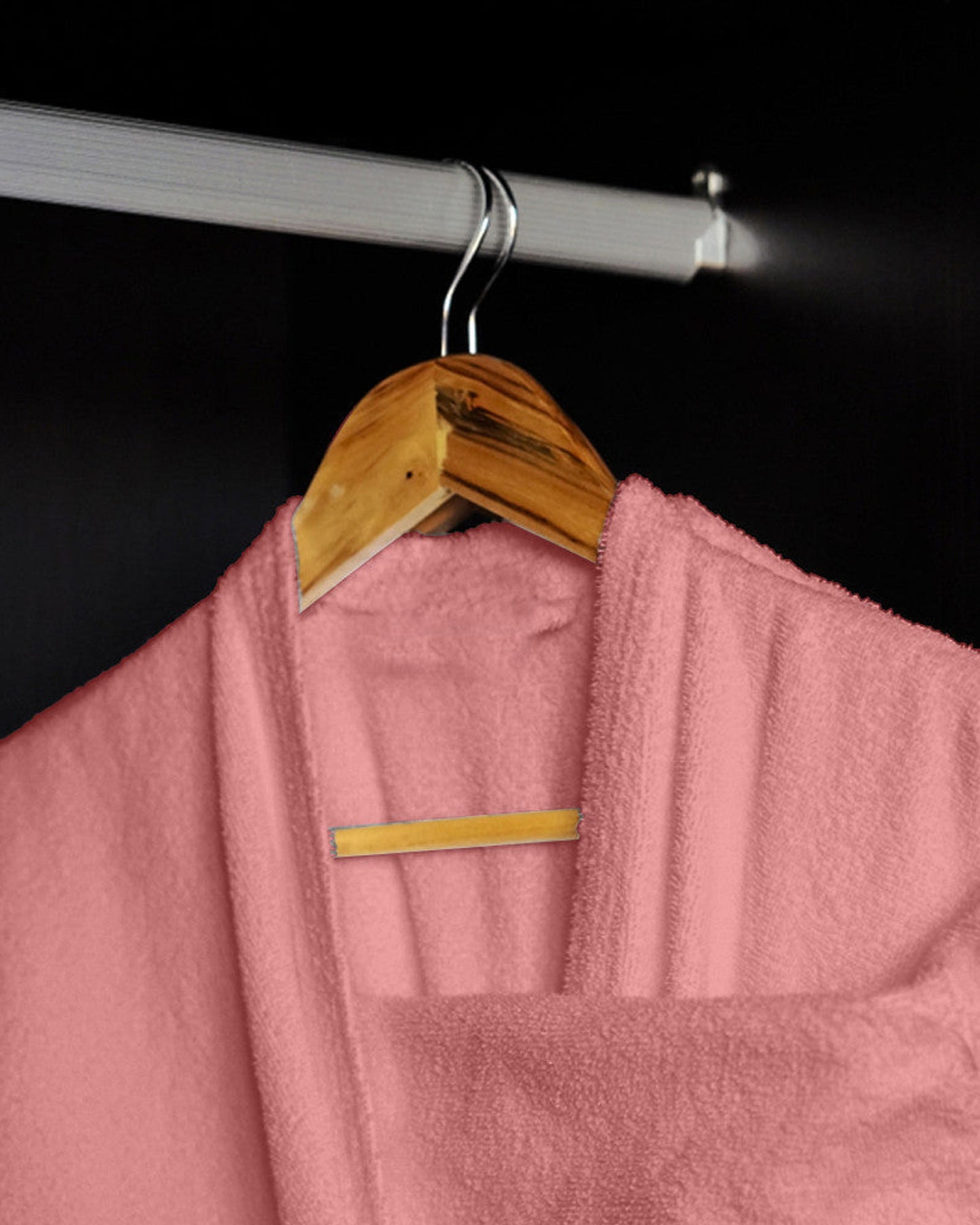 Cotton Home Bathrobe Terry Rose Pink
