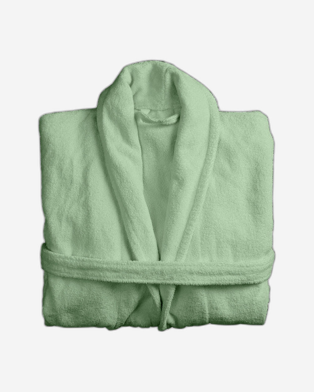 Cotton Home Bathrobe with Pockets Terry Mint Green
