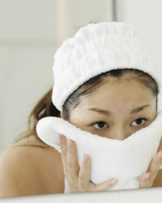 Cotton Home Face Towel White