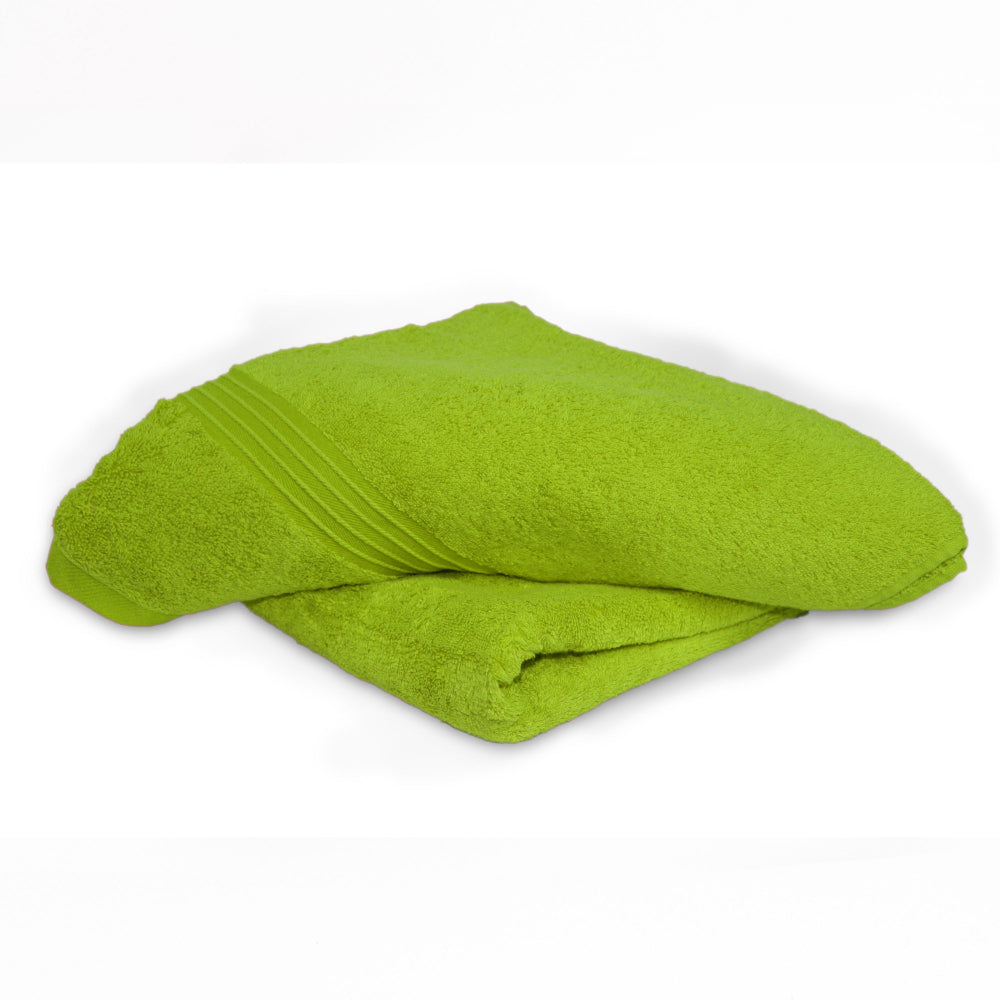 Cotton Home Bath Towel Set 2Pc Kiwi Green