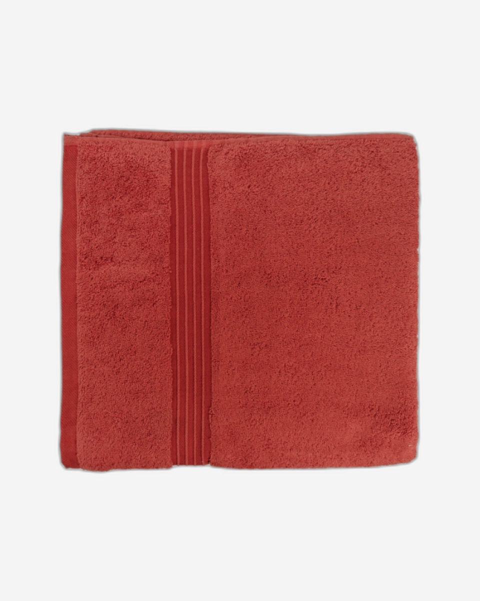 Cotton Home Bath Towel Set 2Pc Red