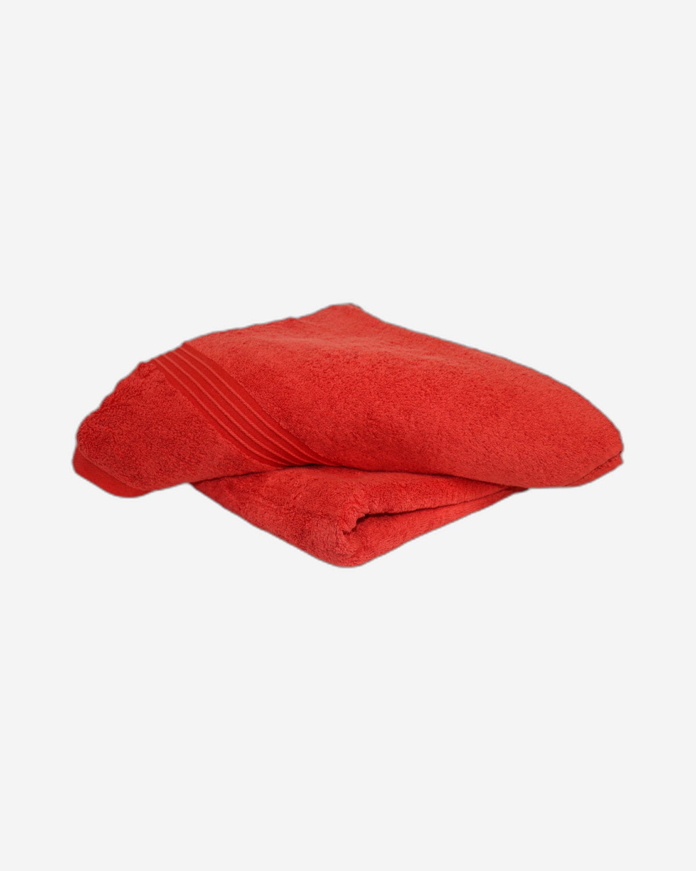 Cotton Home Bath Towel Set 2Pc Red