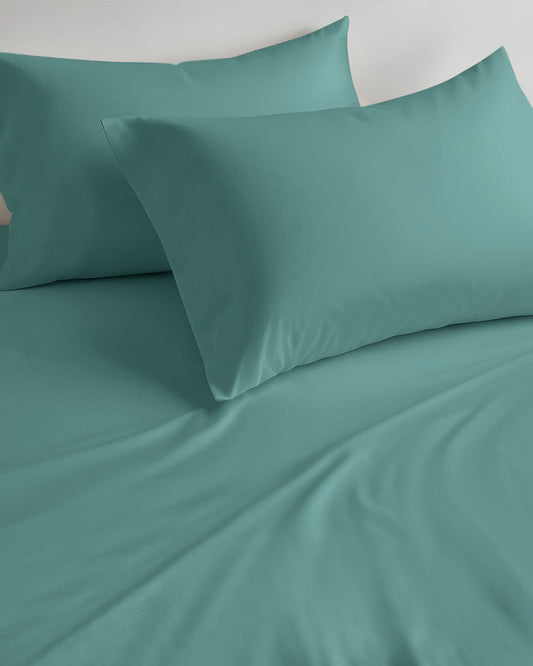 Cotton Home 3-piece Super Soft Fitted Sheet Set Teal