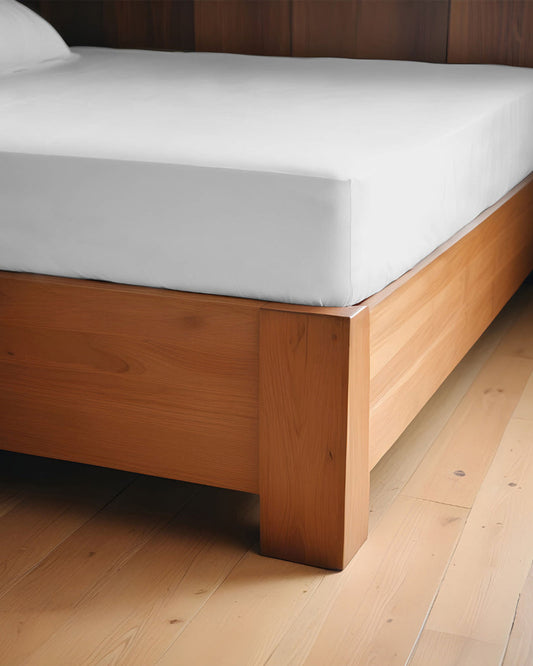 Cotton Home 3-piece Super Soft Fitted Sheet Set White