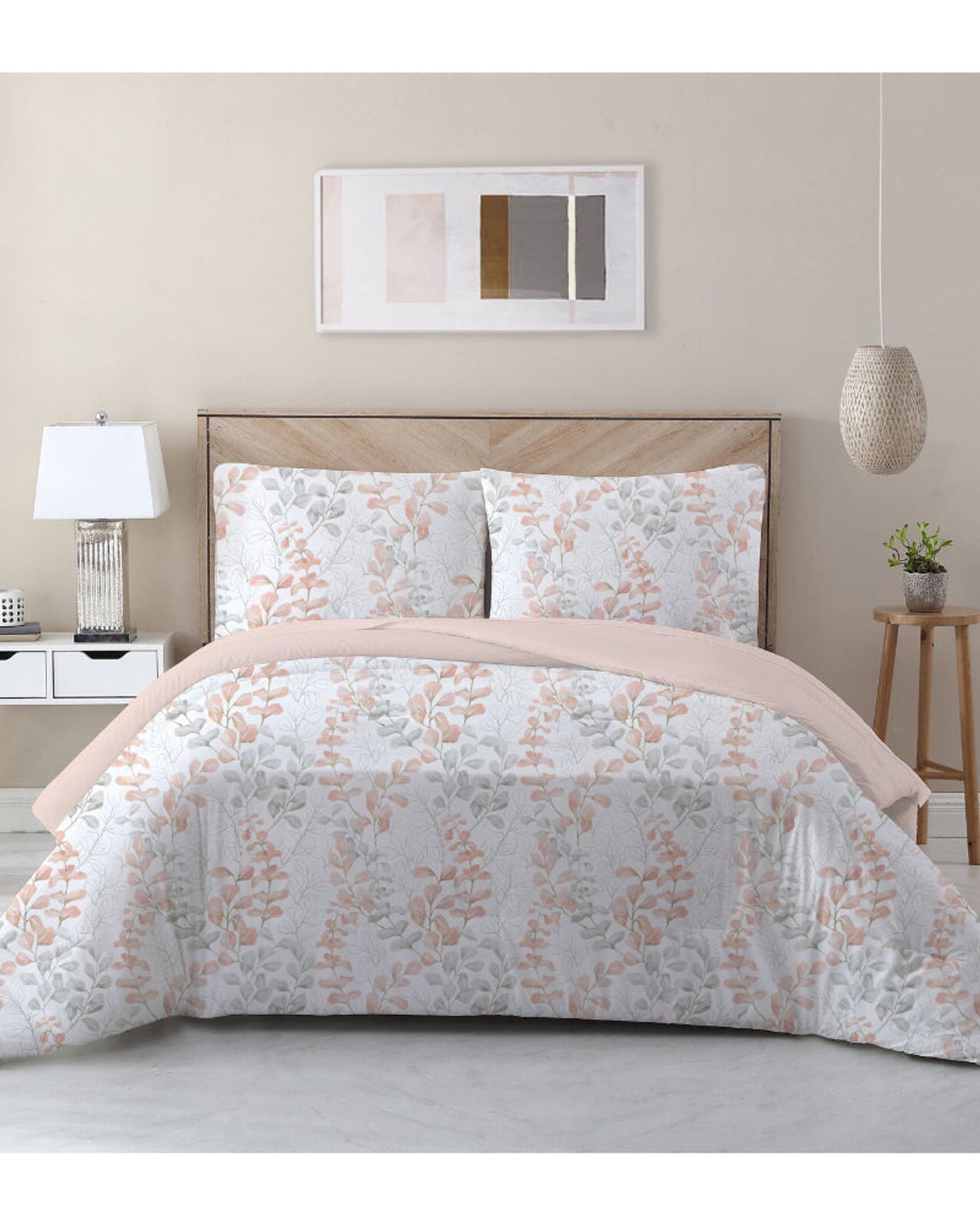 Cotton Home Comforter Set 3Pc Enchanted Forest