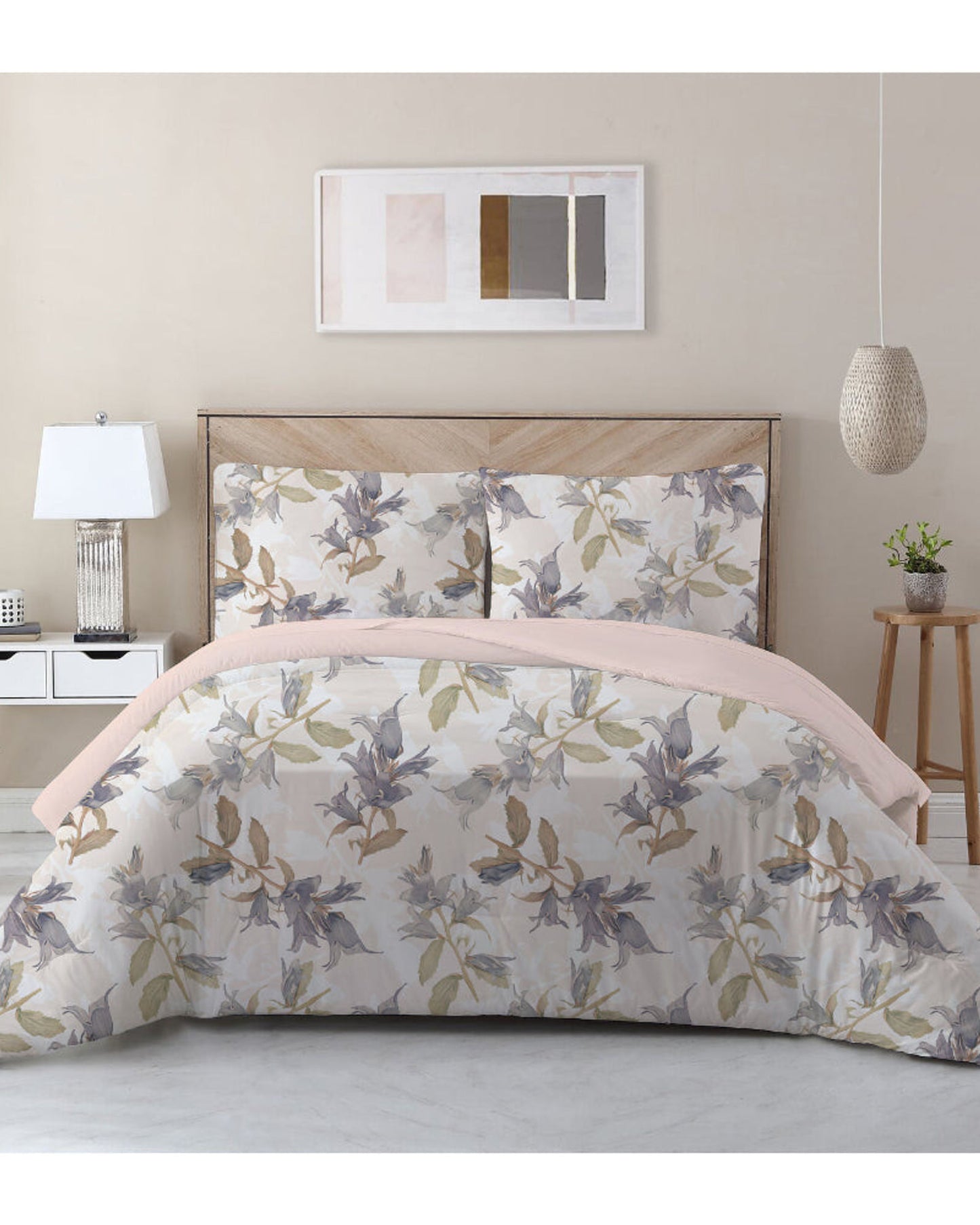 Cotton Home Comforter Set 3Pc Paisley Dreams