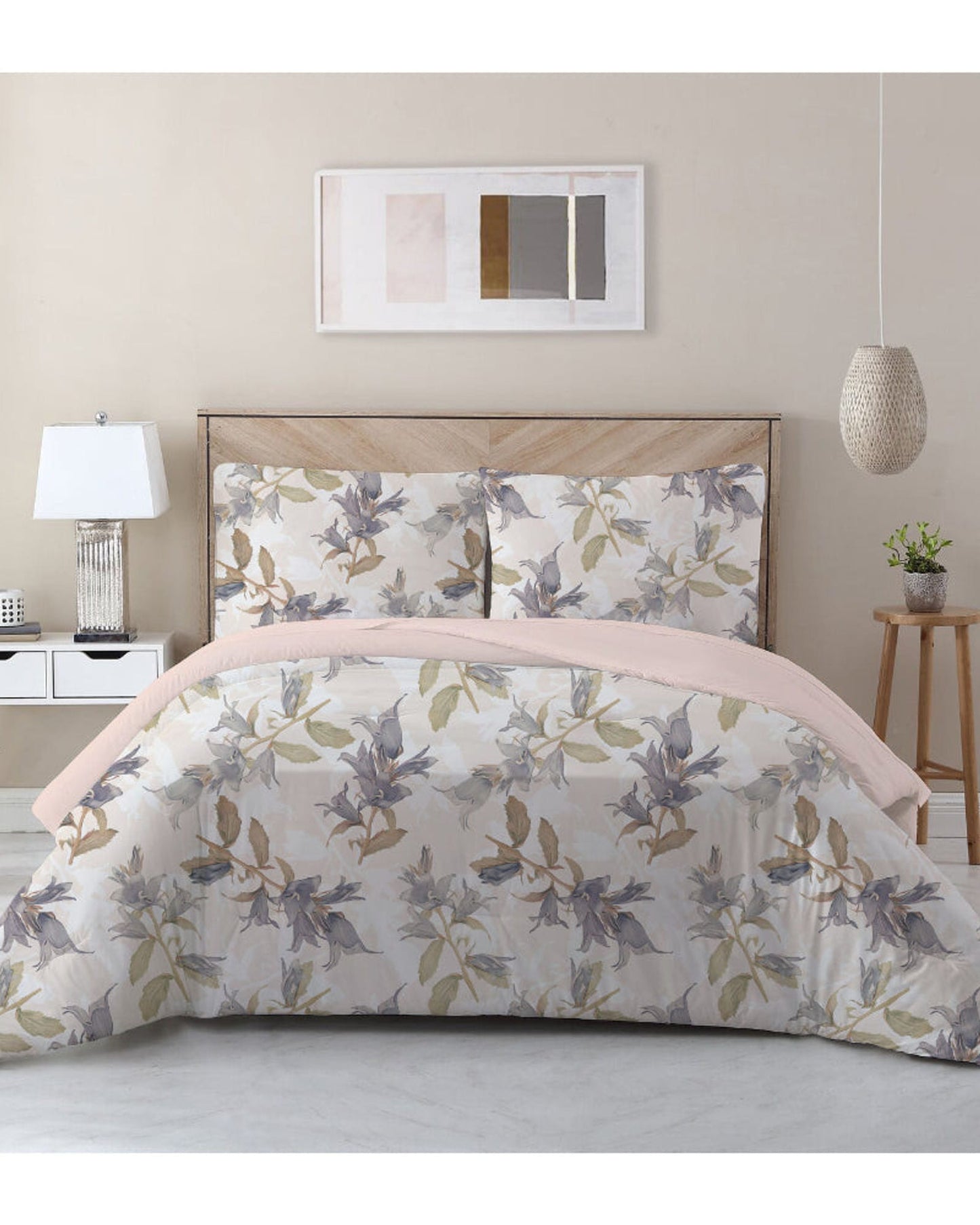 Cotton Home Comforter Set 3Pc Paisley Dreams