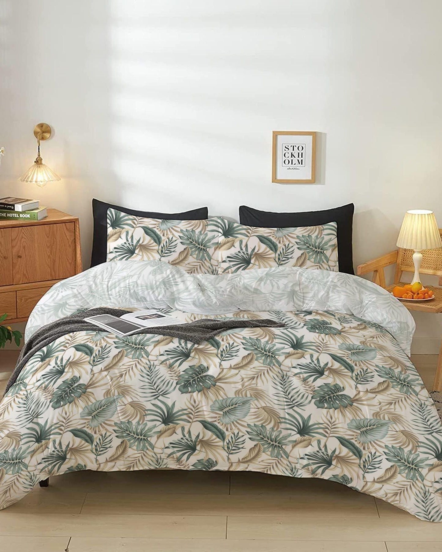 Cotton Home Comforter Set 4Pc High Summer Tropicals