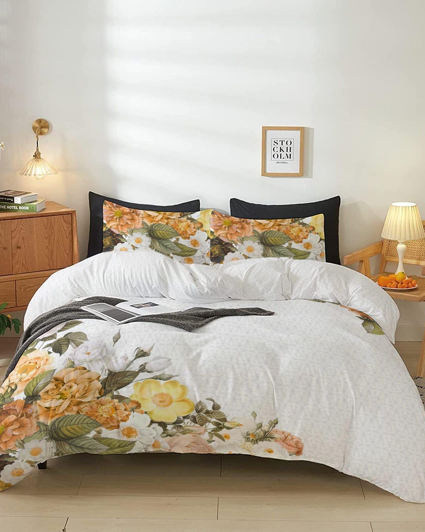 Cotton Home Comforter Set 4Pc Summer Bloom