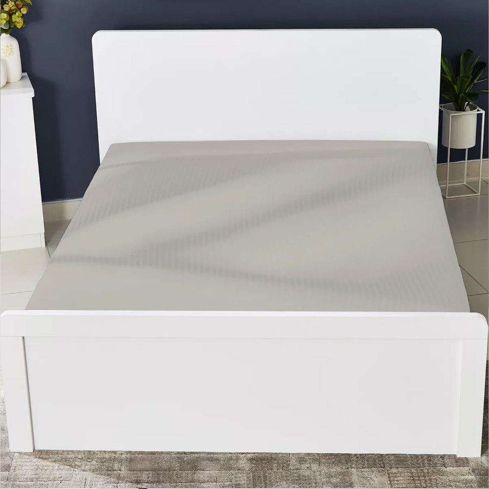 Cotton Home Fitted Sheet Set 3Pc Stripe Light Brown