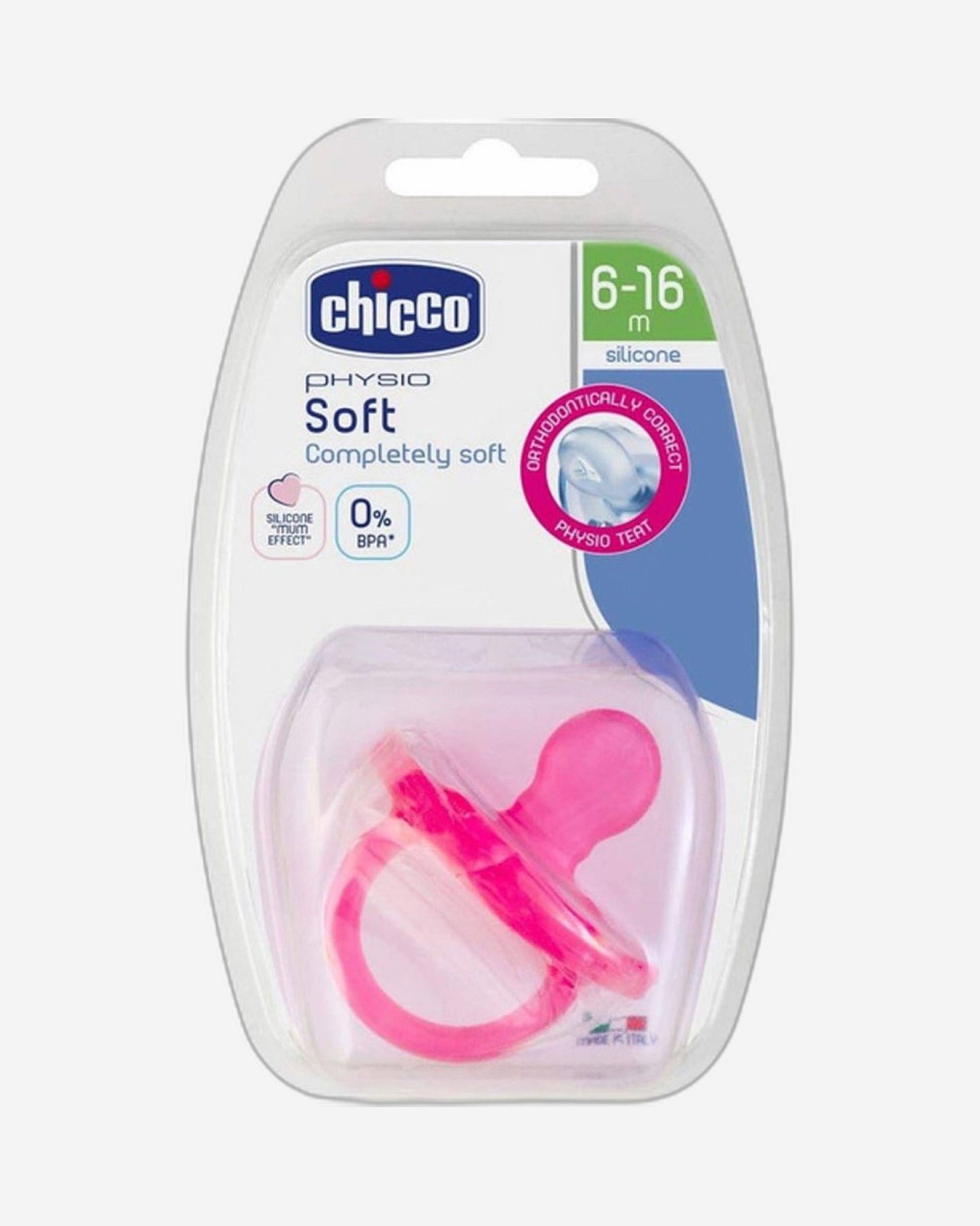 CHICCO PHYSIO SOFT PINK 6-12M 1PC