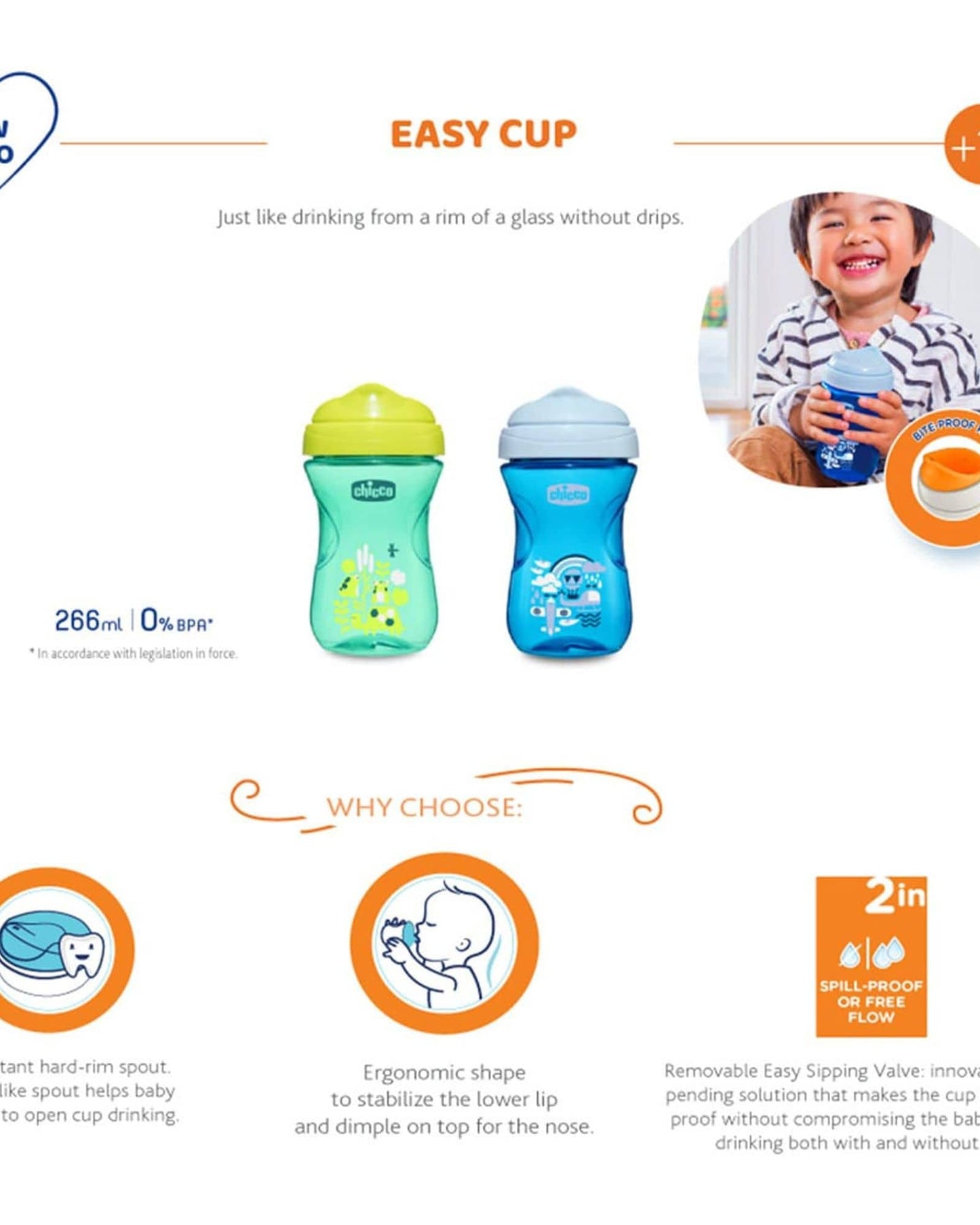 CHICCO EASY CUP 12M+
